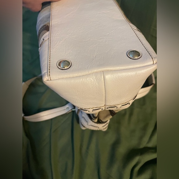 COACH SIGNATURE HAMPTON JACQUARD SUEDE STRIPE - Picture 11 of 13